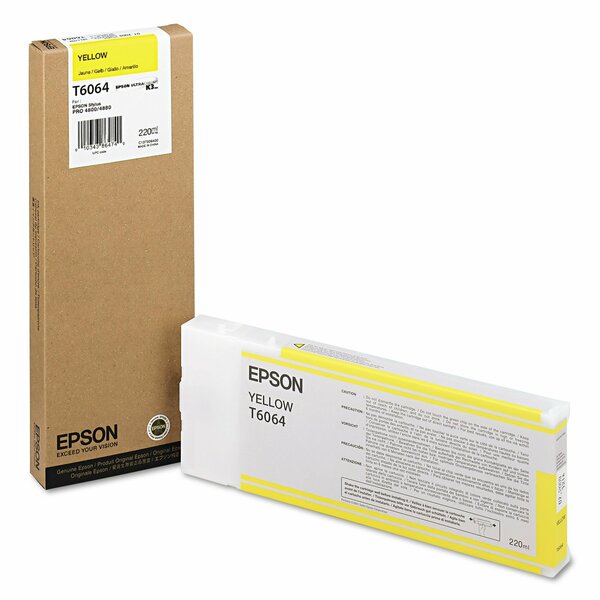 Epson T606400 (60) Ink, Yellow T606400